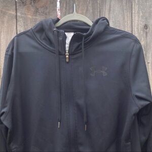 Under Armour full zip Hoodie Women’s Large color Black